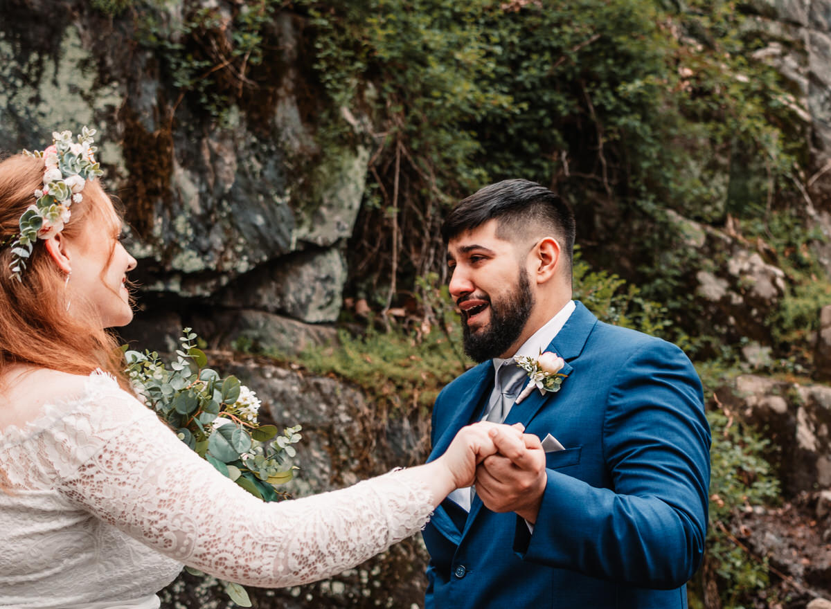 what is a first look at a wedding baltimore harford county md wedding photographer rocks state park kilgore falls falling branch